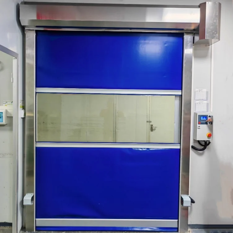 Insulated high speed roll up doors