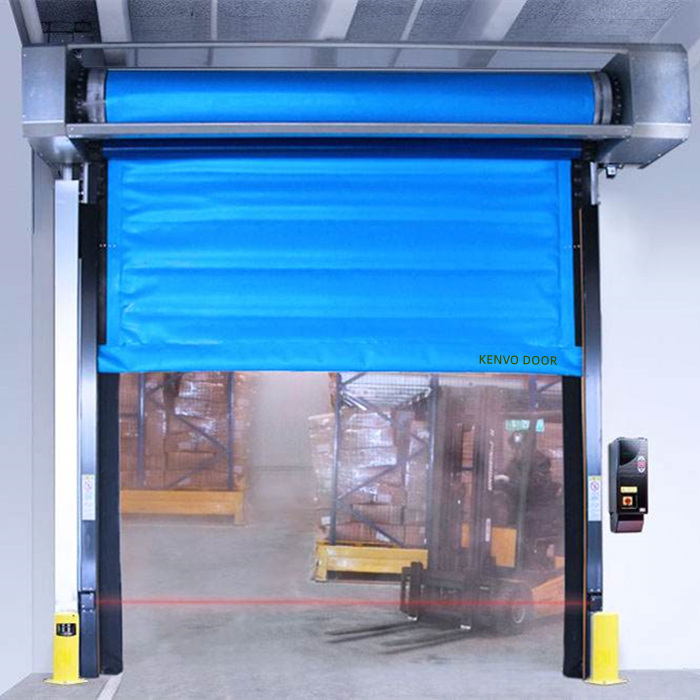 Triple-layer Insulated PVC Cold Room High Speed Roll Up Door — product image 1