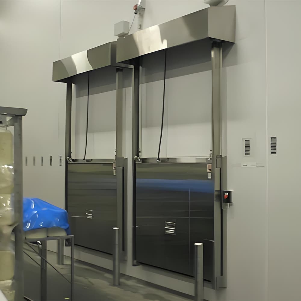 304 Stainless Steel Cold Room Rapid Vertical Lift Door — product image 1